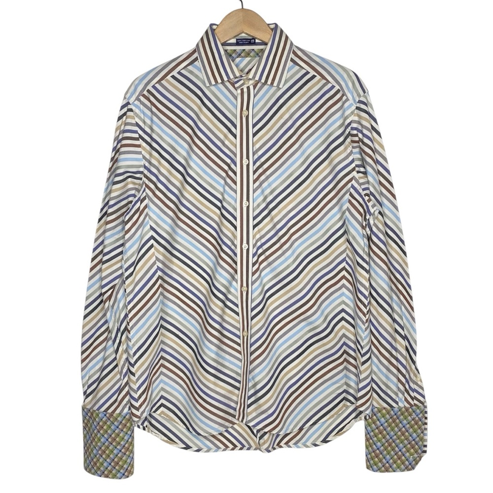 Robert Graham Striped Button Down Shirt - Picture 7 of 7